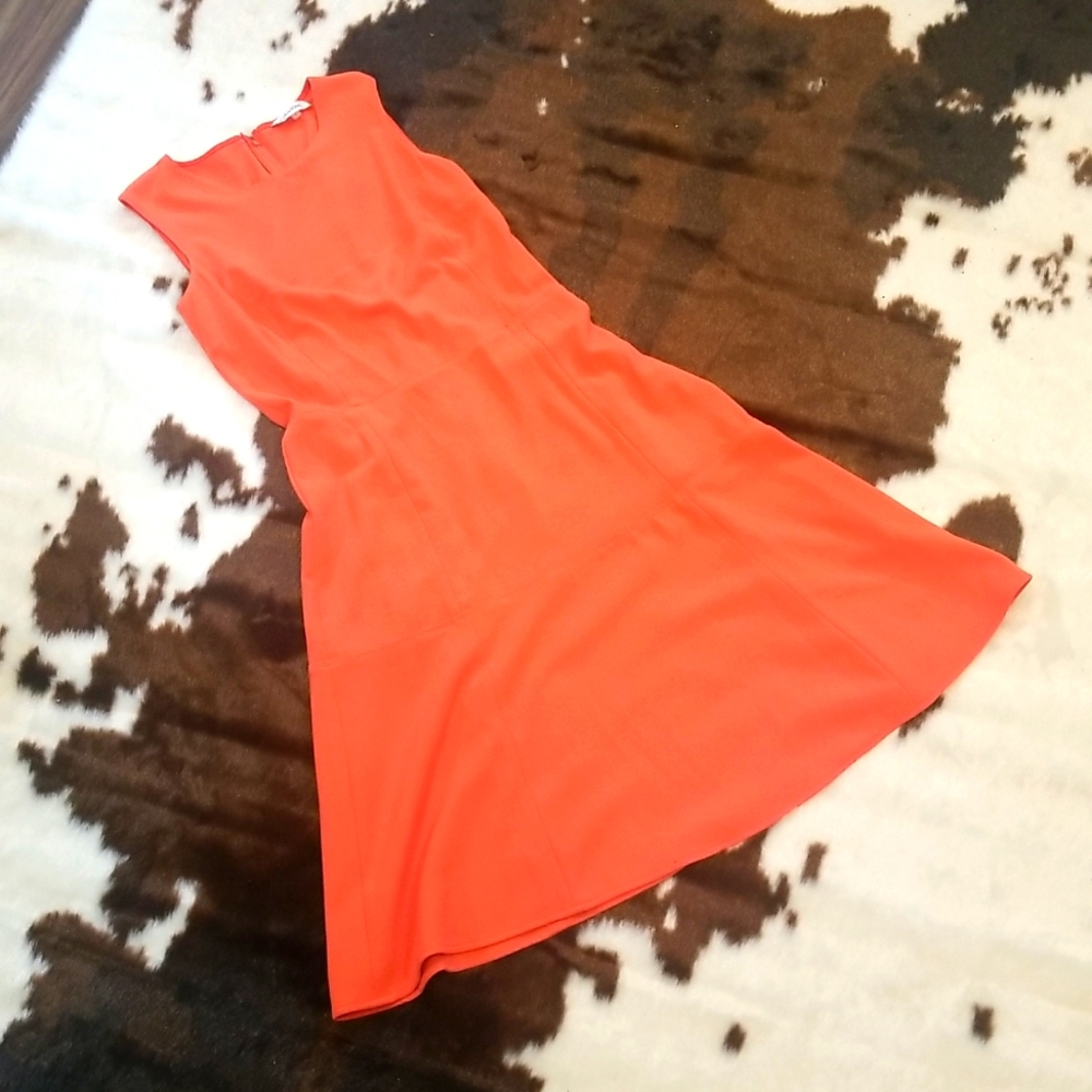 Calvin Klein. Size 4. Orange